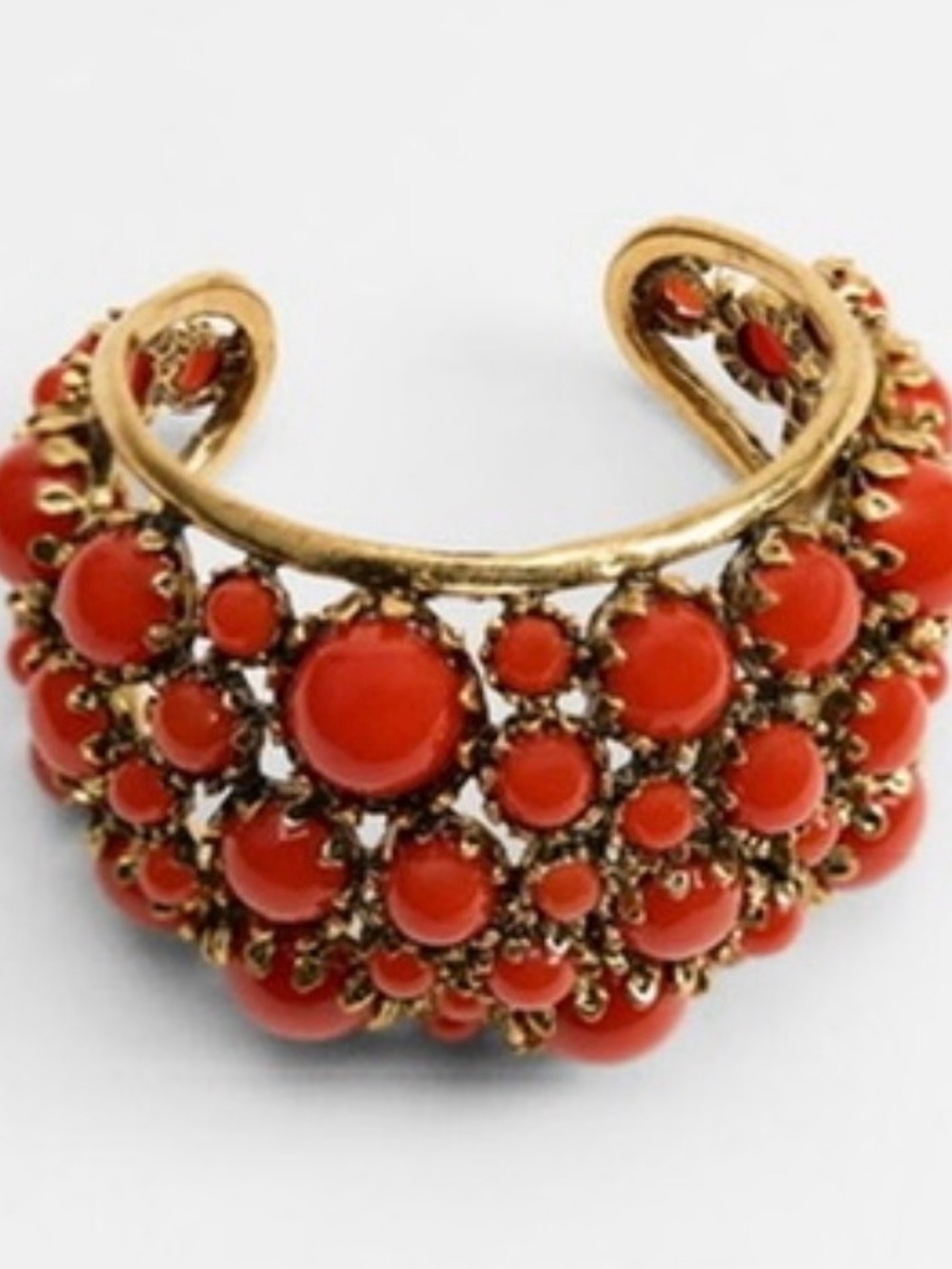 Nwt- zara- beaded cuff bracelet- free matching necklace included